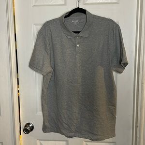 Gap short sleeve grey polo shirt